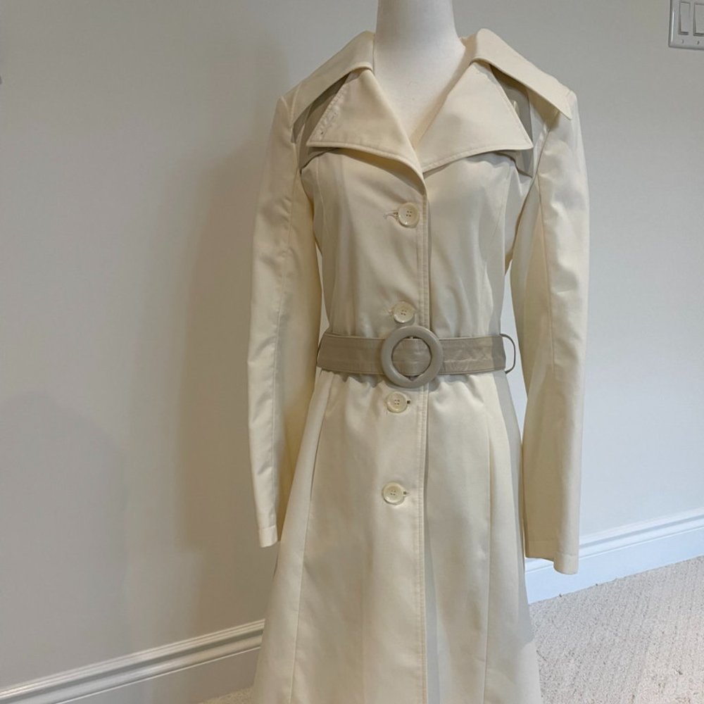 Beautiful Mackage Trench Coat with Leather belt and details